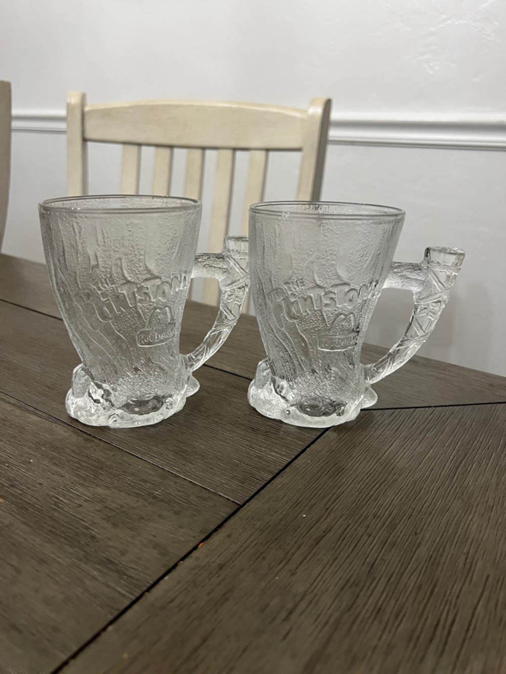 McDonald's The Flintstones Treemendous Glass Mug, a promotional collectible 1993